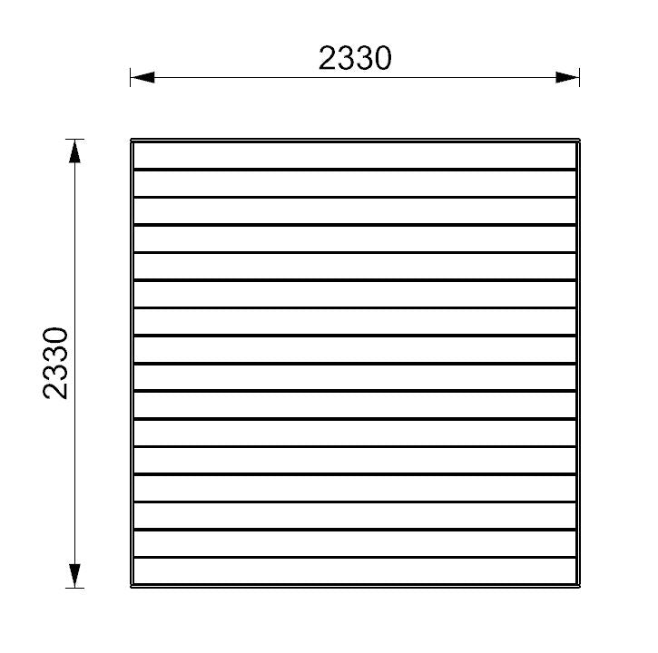 Spa Deck Module: M2424-SPA (approximately 2.4m x 2.4m)