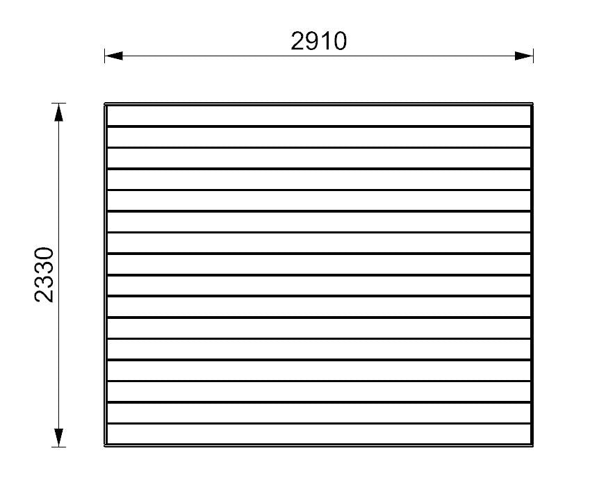 Deck Module: M3024 (approximately 3m x 2.4m)