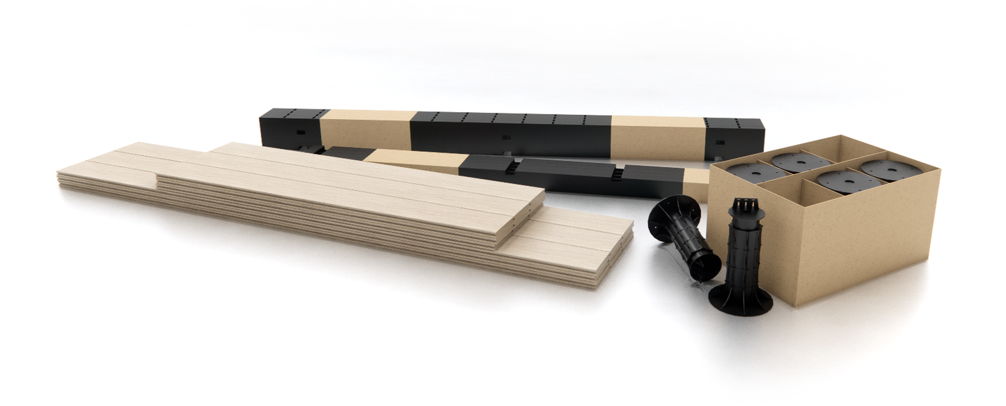 Spa Deck Module: M2424-SPA (approximately 2.4m x 2.4m)