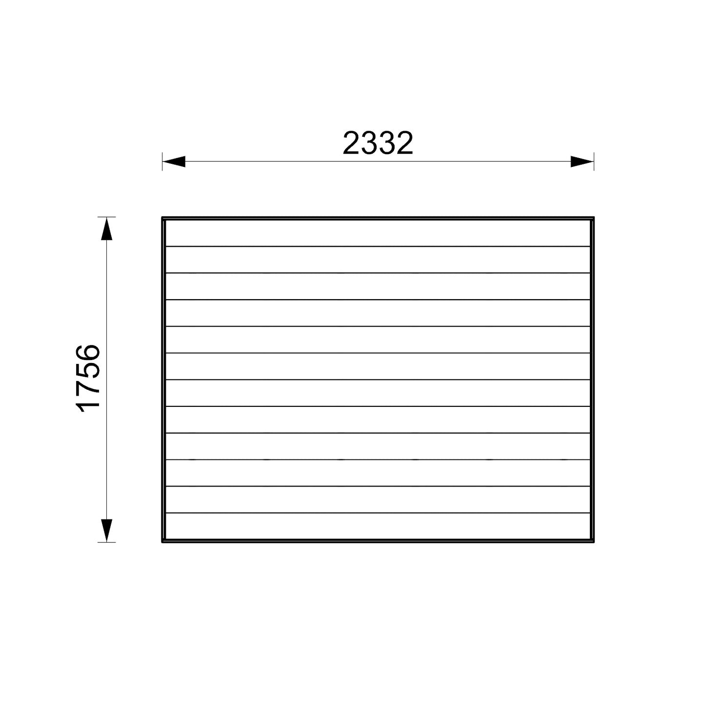 Deck Module: M2418 (approximately 2.4m x 1.8m)