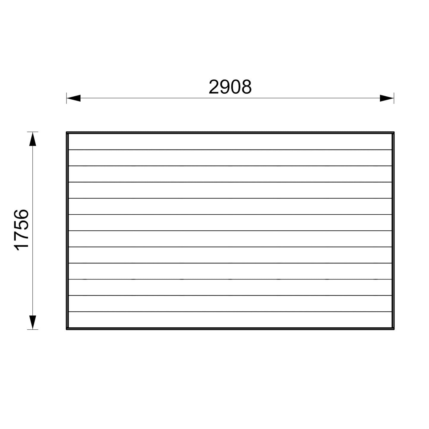 Deck Module: M3018 (approximately 3m x 1.8m)